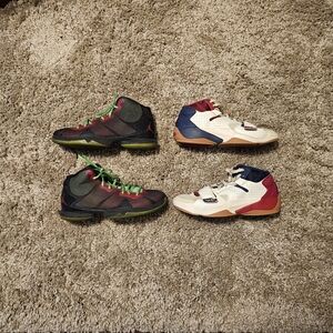 Jordan Super Fly 4 'Marvin The Martian' + Zion 2 'Pelicans' - sz 9 Lot